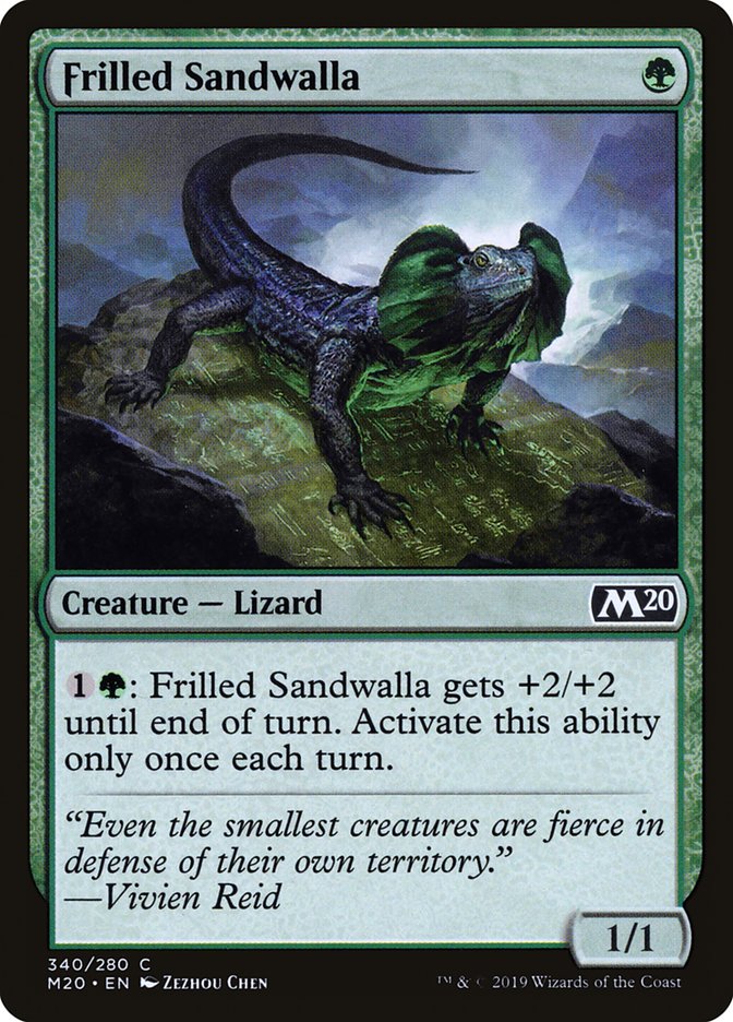 Frilled Sandwalla [Core Set 2020] (M20 340)