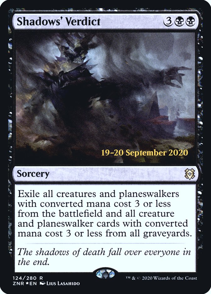 Shadows' Verdict  [Zendikar Rising Prerelease Promos] (PZNR 124S)