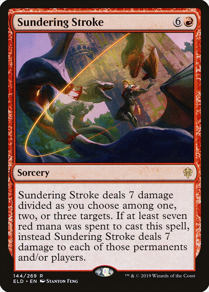 Sundering Stroke [Throne of Eldraine] (ELD 144)