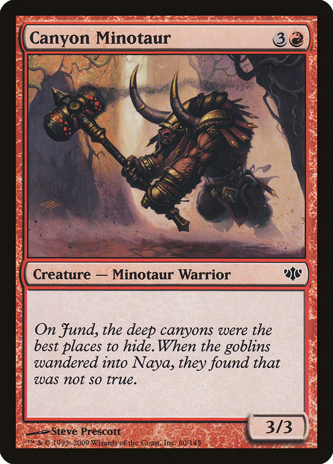 Canyon Minotaur [Conflux] (CON 60)