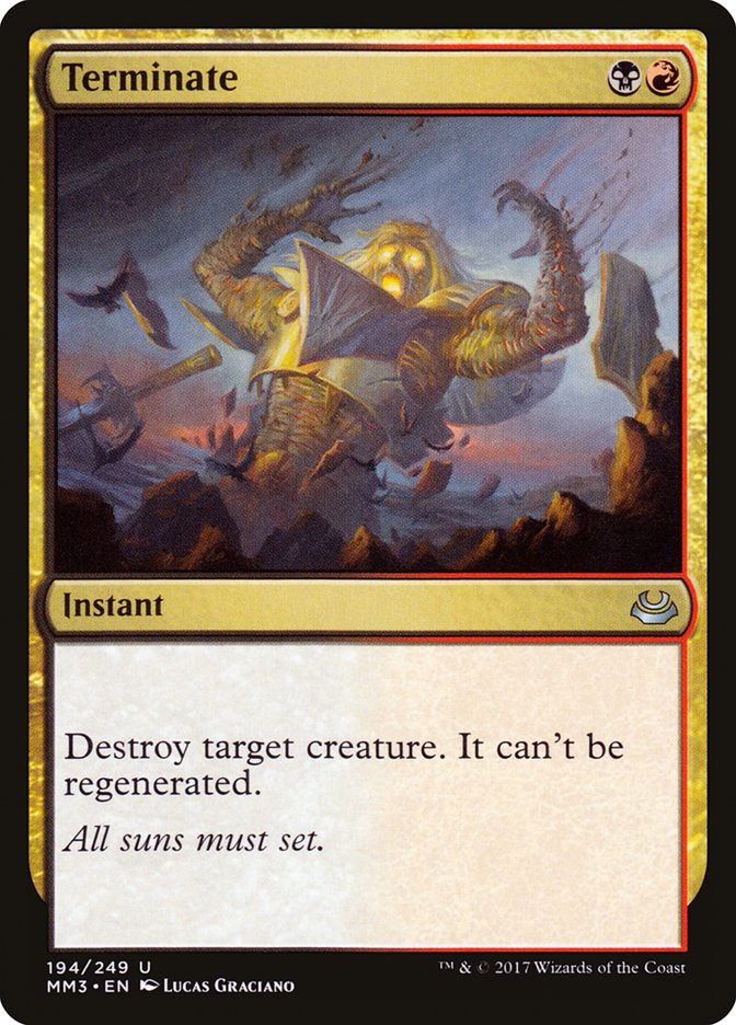 Terminate [Modern Masters 2017] (MM3 194)