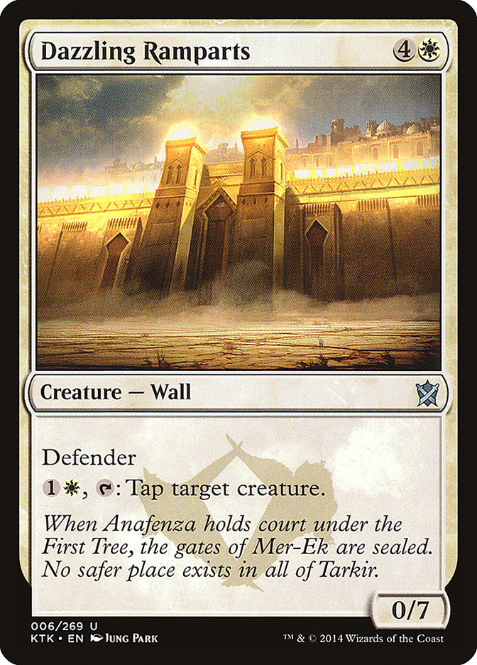 Dazzling Ramparts [Khans of Tarkir] (KTK 6)