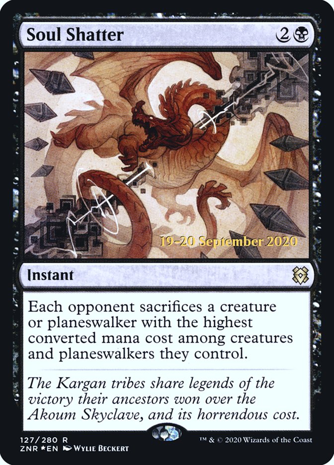 Soul Shatter  [Zendikar Rising Prerelease Promos] (PZNR 127S)