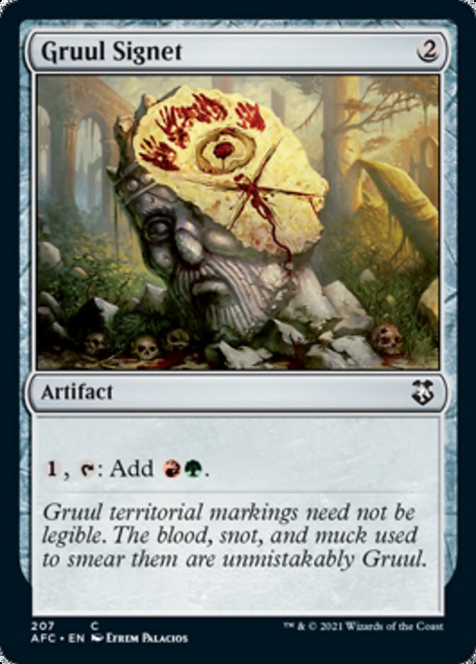 Gruul Signet [Dungeons & Dragons: Adventures in the Forgotten Realms Commander] (AFC 207)