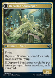 Devoted Grafkeeper // Departed Soulkeeper [Innistrad: Midnight Hunt] (MID 218)