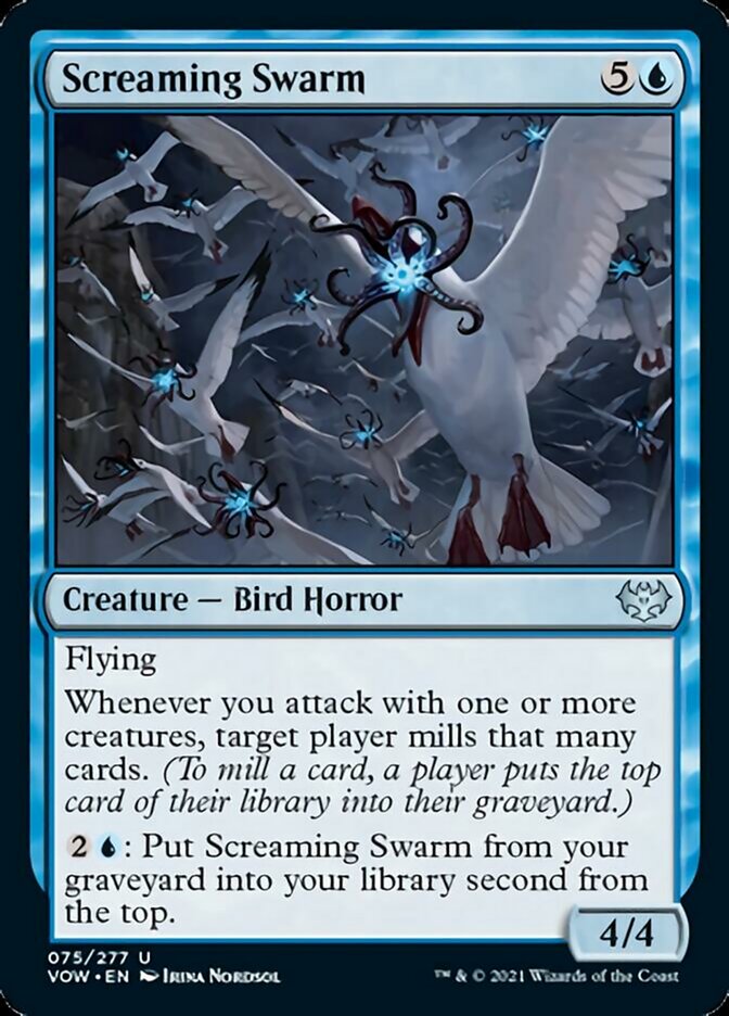 Screaming Swarm [Innistrad: Crimson Vow] (VOW 75)