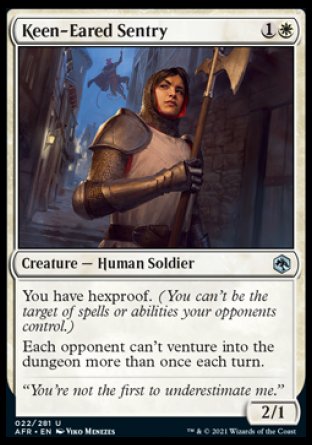 Keen-Eared Sentry [Dungeons & Dragons: Adventures in the Forgotten Realms] (AFR 22)