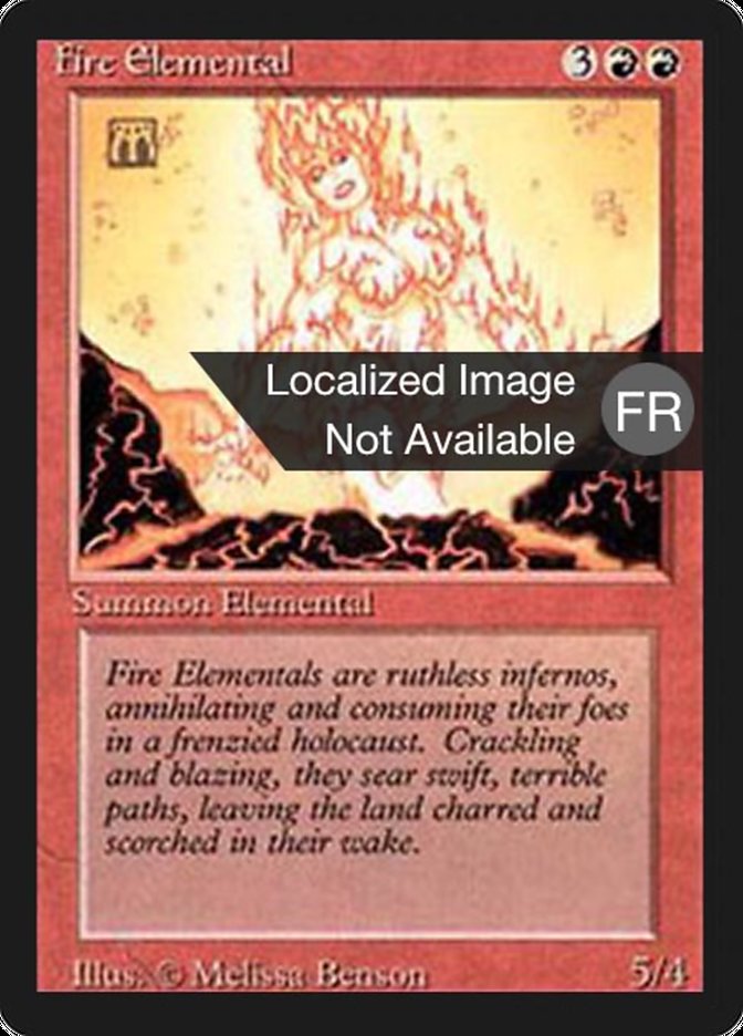 Fire Elemental [Foreign Black Border] (FBB 149)
