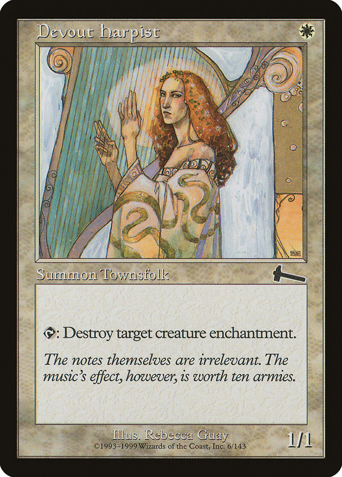 Devout Harpist [Urza's Legacy] (ULG 6)