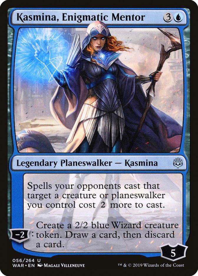 Kasmina, Enigmatic Mentor [War of the Spark] (WAR 56)