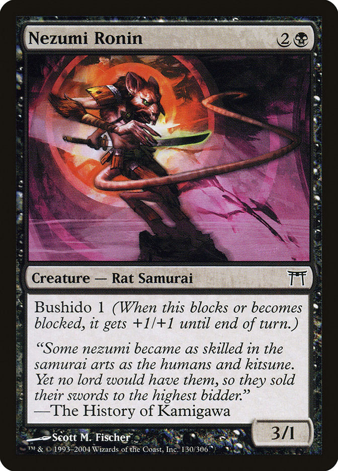 Nezumi Ronin [Champions of Kamigawa] (CHK 130)