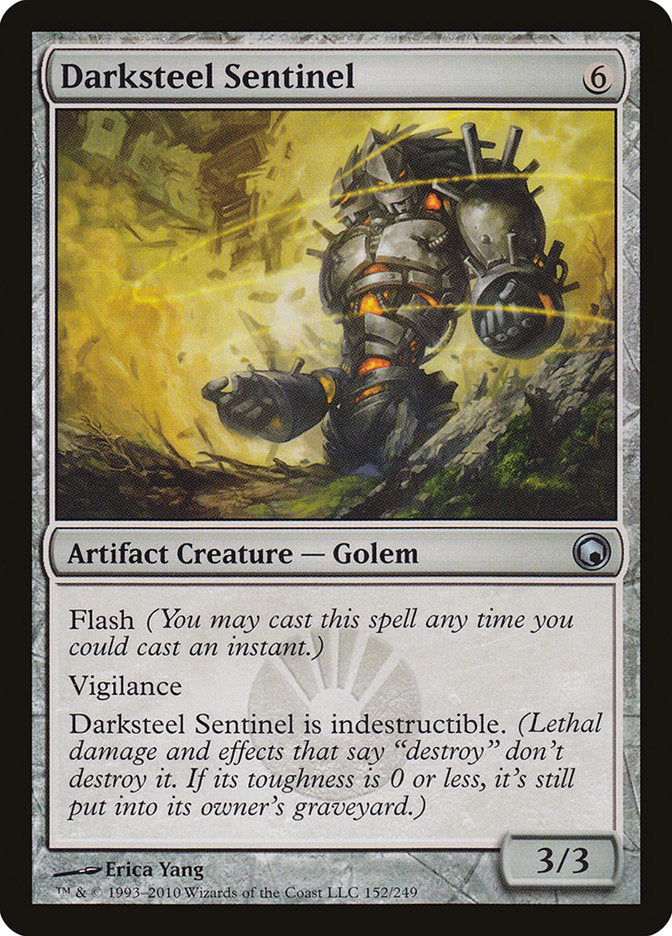 Darksteel Sentinel [Scars of Mirrodin] (SOM 152)