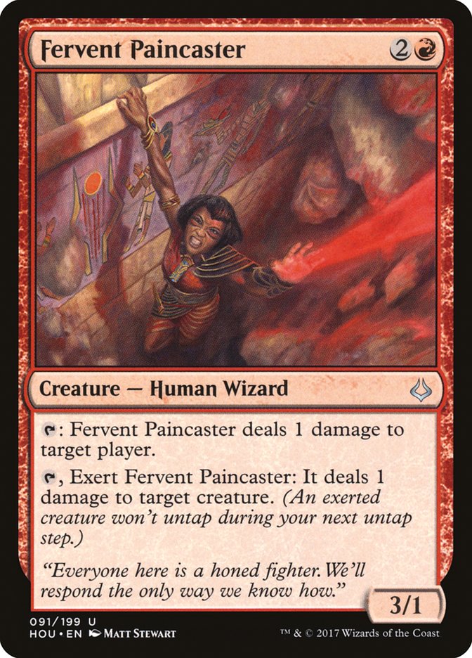 Fervent Paincaster [Hour of Devastation] (HOU 91)