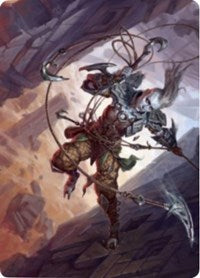 Akiri, Fearless Voyager Art Card [Zendikar Rising Art Series] (AZNR 74)