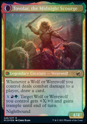 Tovolar, Dire Overlord // Tovolar, the Midnight Scourge [Innistrad: Midnight Hunt Prerelease Promos] (PMID 246)