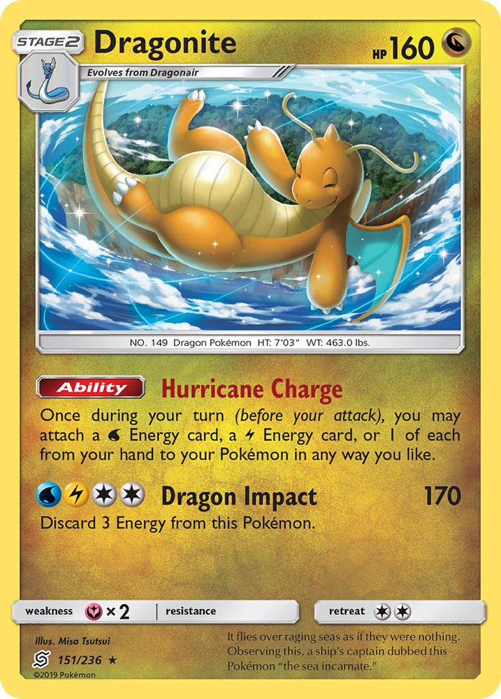 Dragonite (Cracked Ice Holo) (151/236) [Theme Deck Exclusives]