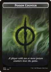 Poison Counter // Beast Double-Sided Token [Phyrexia: All Will Be One Commander]