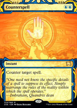 Counterspell (Etched Foil) [Strixhaven Mystical Archive] (STA 15)
