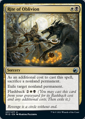 Rite of Oblivion [Innistrad: Midnight Hunt] (MID 237)