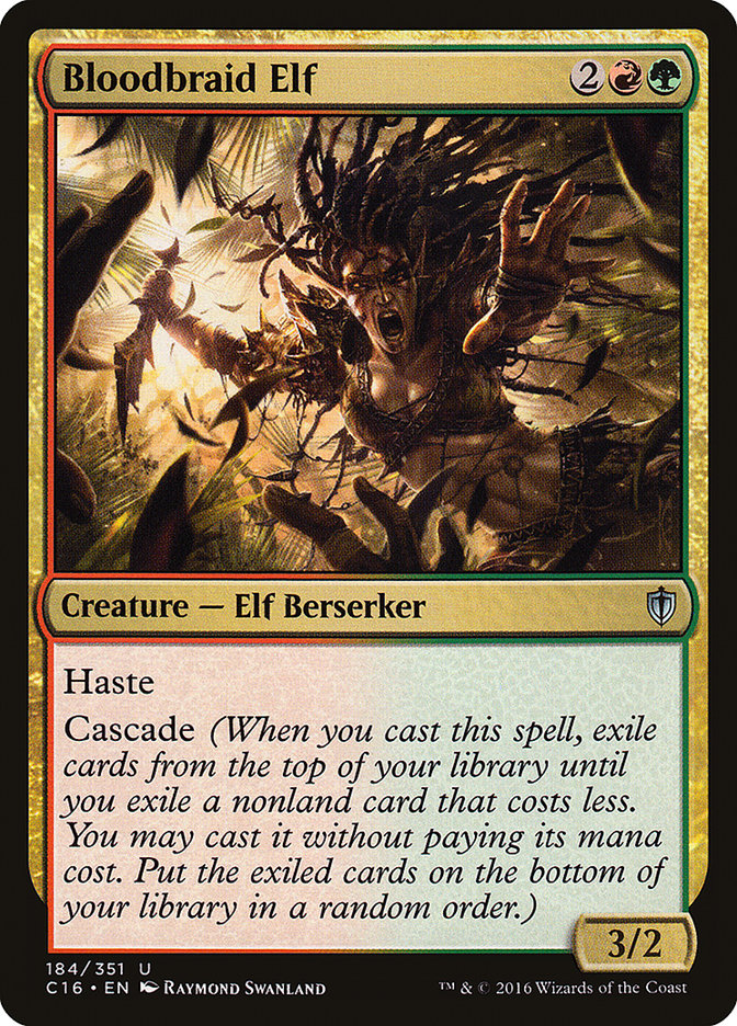 Bloodbraid Elf [Commander 2016] (C16 184)