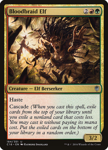 Bloodbraid Elf [Commander 2016] (C16 184)