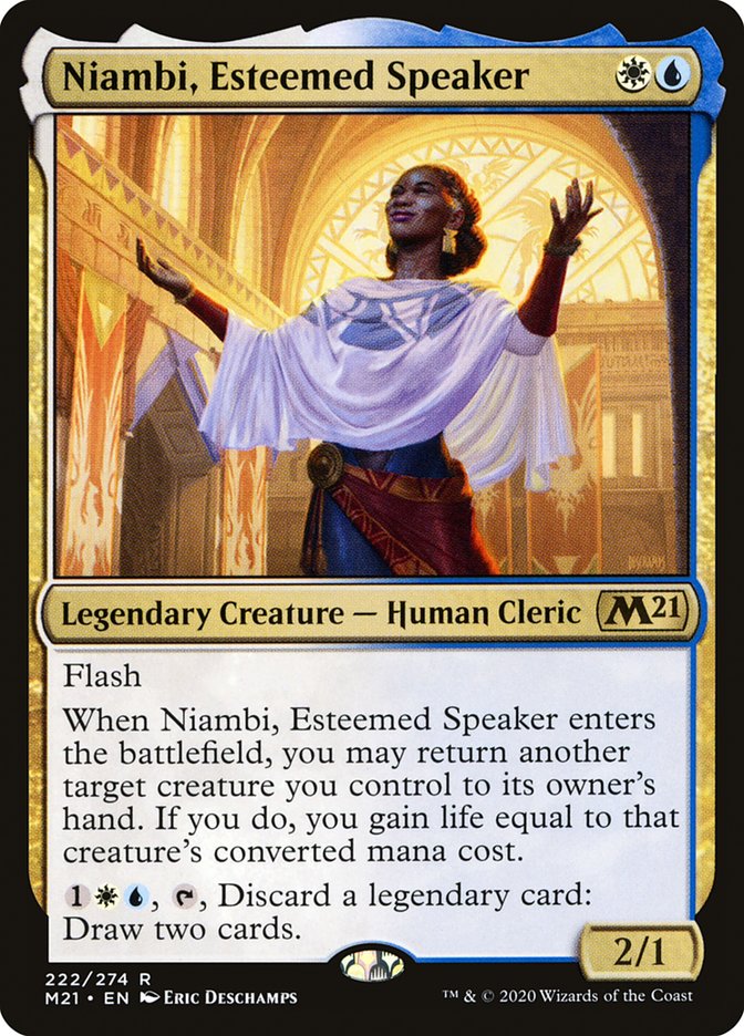 Niambi, Esteemed Speaker [Core Set 2021] (M21 222)