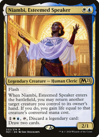 Niambi, Esteemed Speaker [Core Set 2021] (M21 222)
