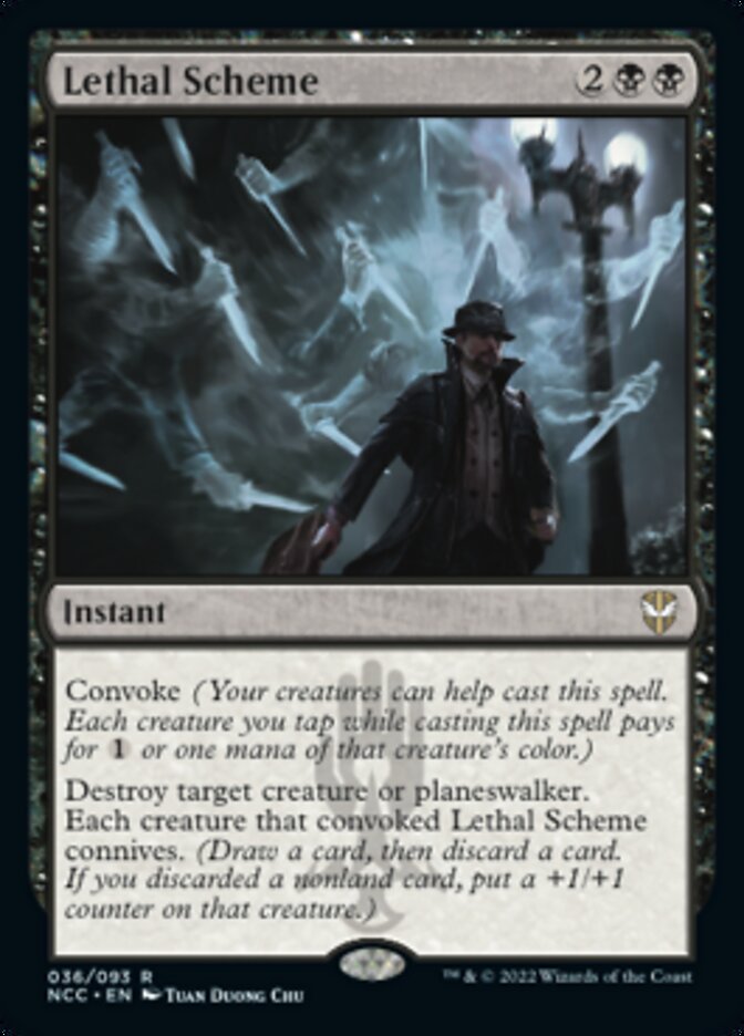 Lethal Scheme [Streets of New Capenna Commander] (NCC 36)