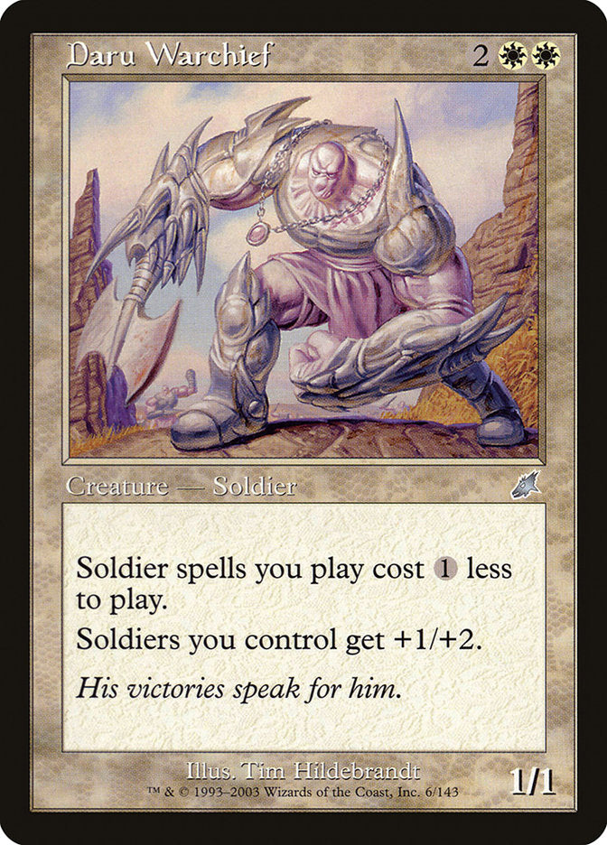 Daru Warchief [Scourge] (SCG 6)