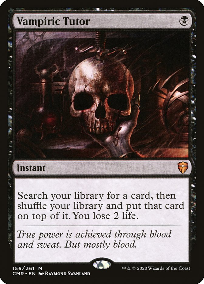 Vampiric Tutor [Commander Legends] (CMR 156)