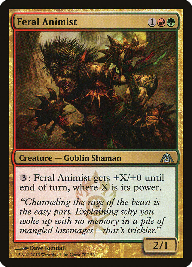 Feral Animist [Dragon's Maze] (DGM 70)