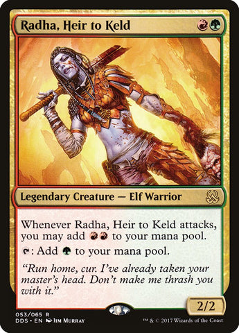 Radha, Heir to Keld [Duel Decks: Mind vs. Might] (DDS 53)