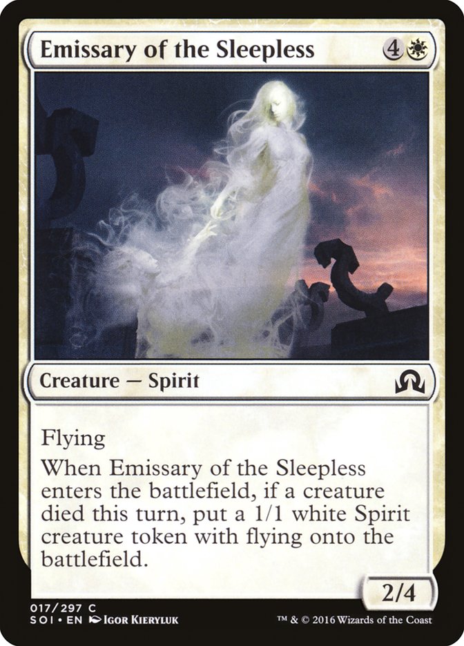 Emissary of the Sleepless [Shadows over Innistrad] (SOI 17)