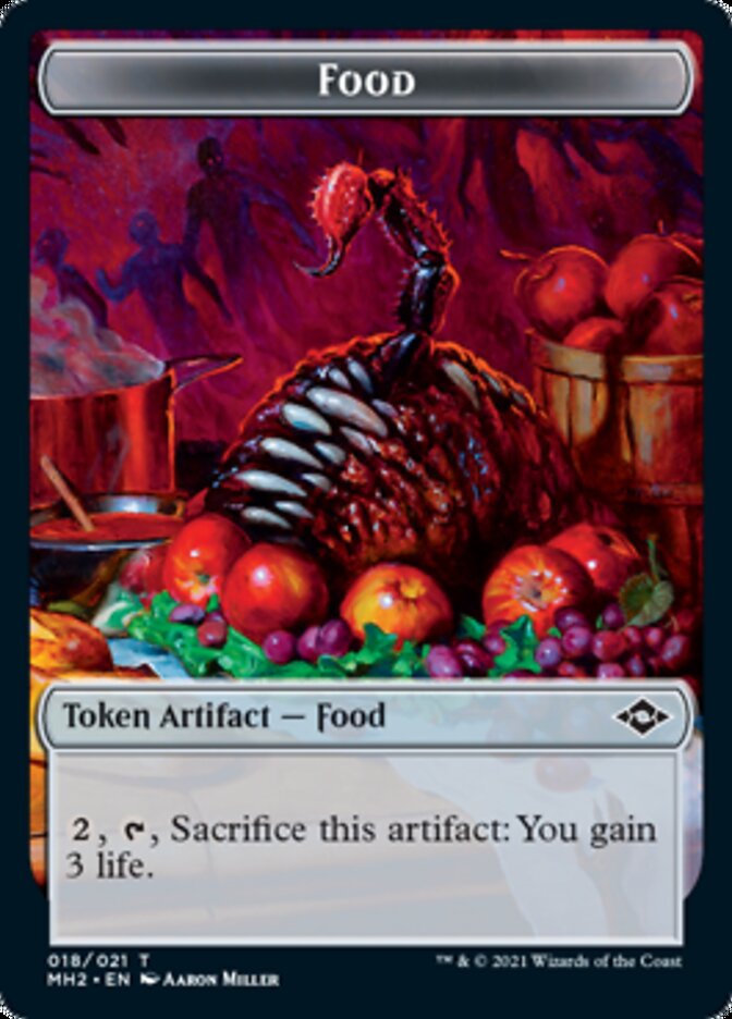 Construct Token // Food Token (#18) [Modern Horizons 2 Tokens] (TMH2 16)