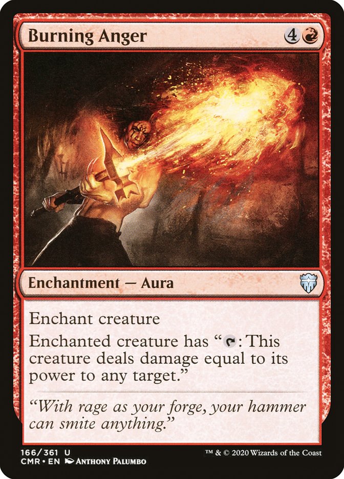 Burning Anger [Commander Legends] (CMR 166)