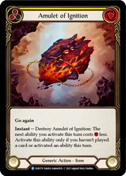 Amulet of Ignition [EVR179] 1st Edition Cold Foil