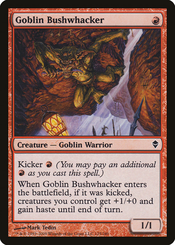 Goblin Bushwhacker [Zendikar] (ZEN 125)