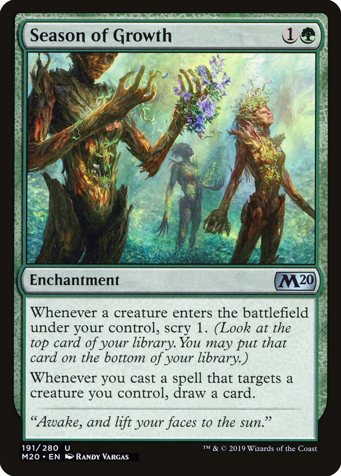 Season of Growth [Core Set 2020] (M20 191)