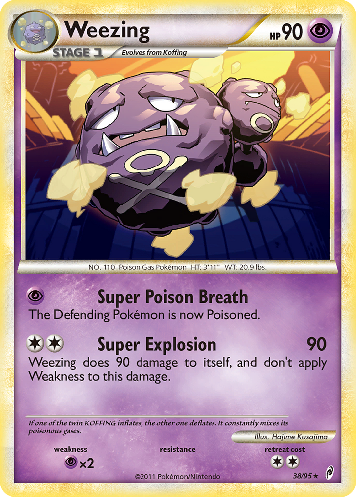 Weezing (38/95) [Call of Legends]