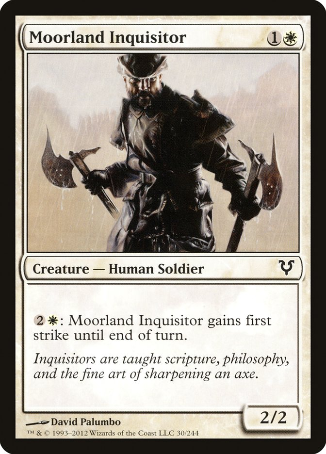 Moorland Inquisitor [Avacyn Restored] (AVR 30)