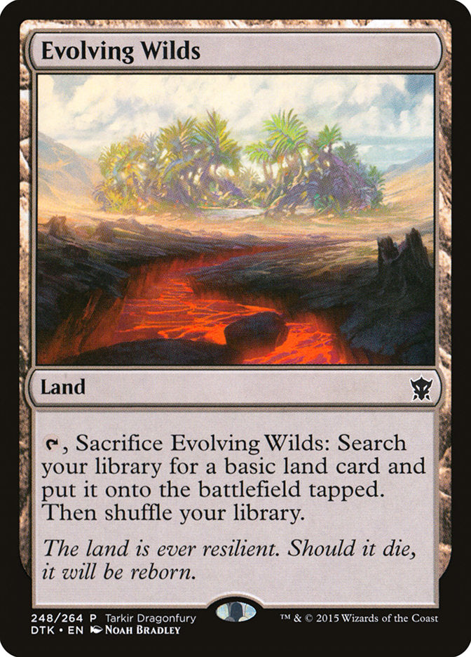 Evolving Wilds [Tarkir Dragonfury] (PTKDF 248)