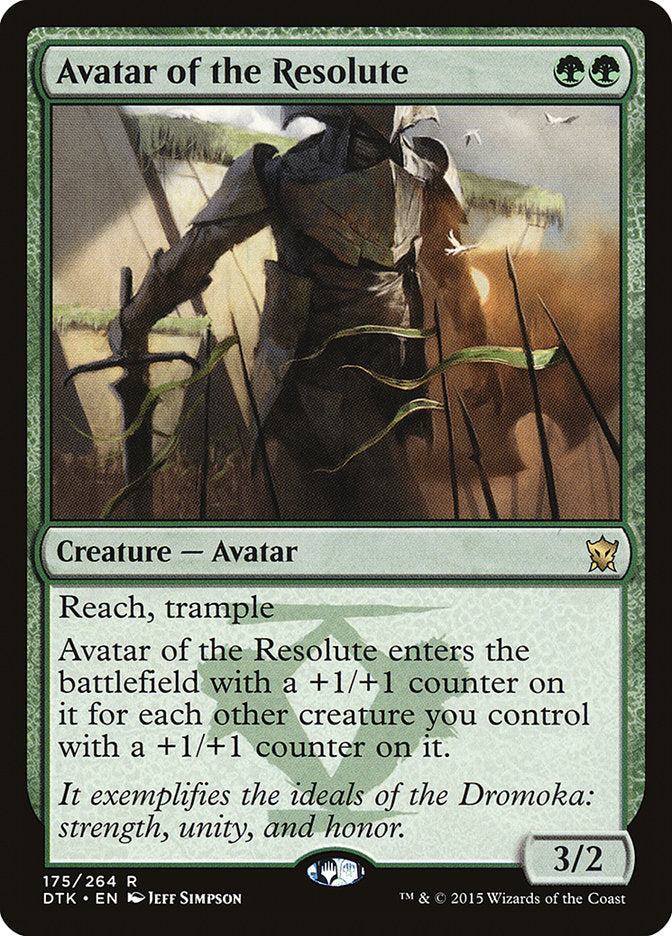 Avatar of the Resolute [Dragons of Tarkir] (DTK 175)
