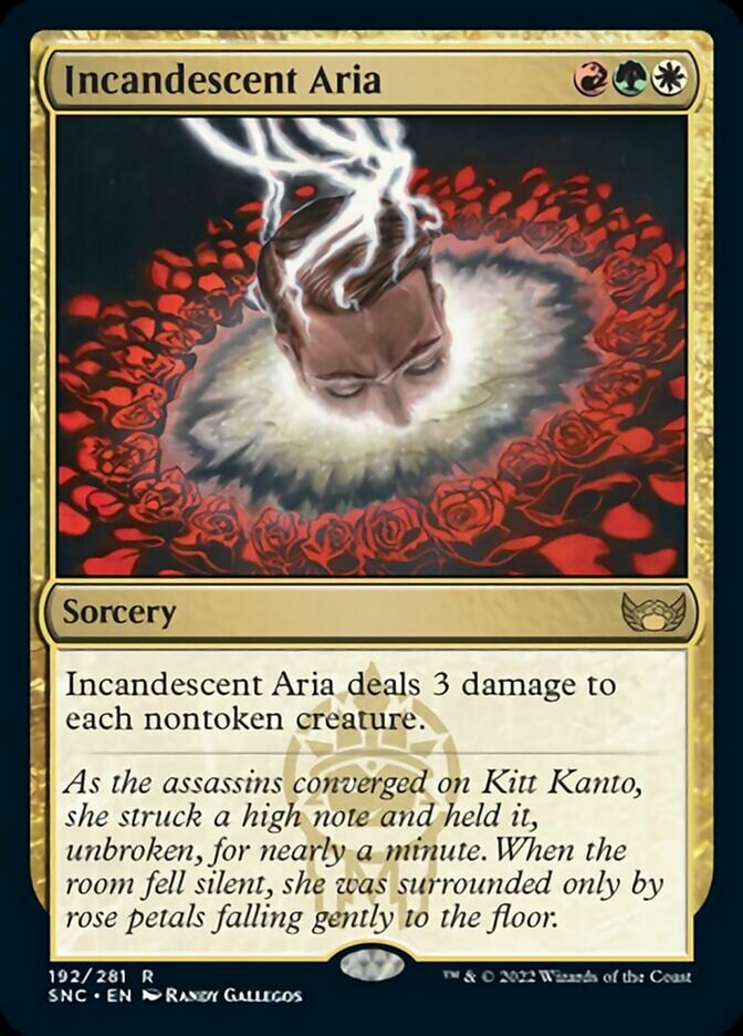 Incandescent Aria [Streets of New Capenna] (SNC 192)