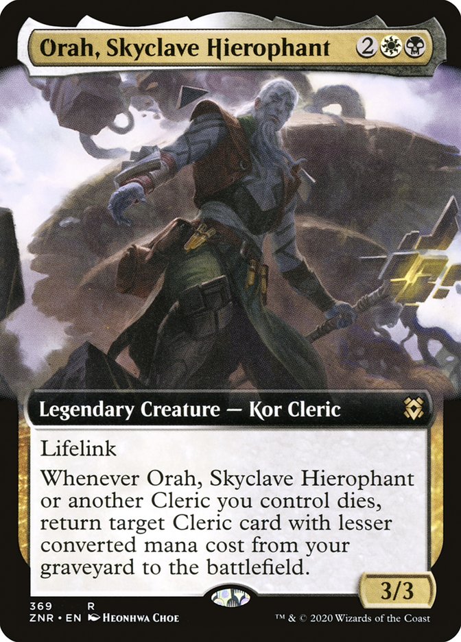 Orah, Skyclave Hierophant (Extended Art) [Zendikar Rising] (ZNR 369)