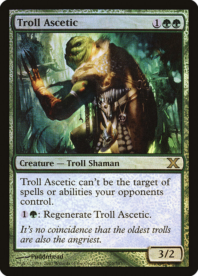 Troll Ascetic (Premium Foil) [Tenth Edition] (10E 305)