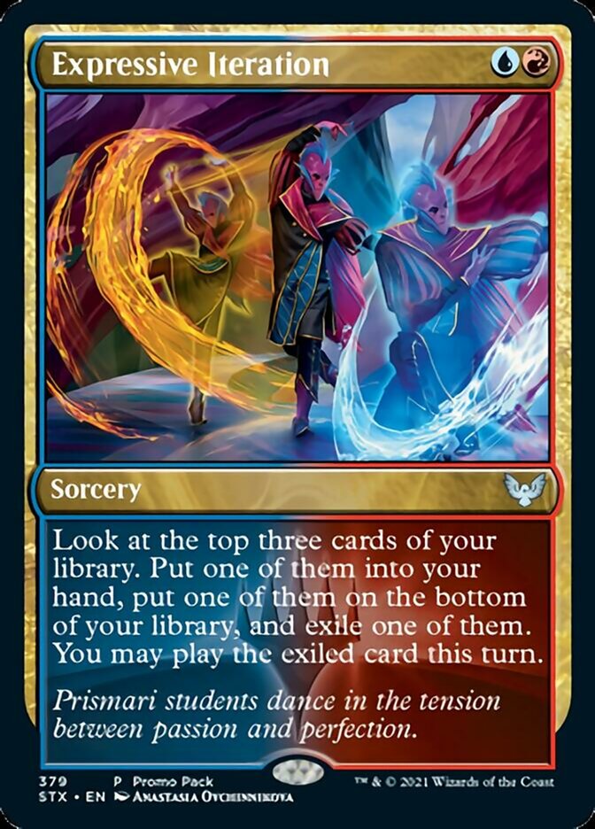 Expressive Iteration (Promo Pack) [Strixhaven: School of Mages] (PSTX 379)