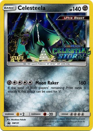 Celesteela (Staff Prerelease Promo) (SM131) [Sun & Moon: Black Star Promos]