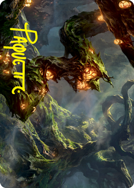 Forest Art Card (Gold-Stamped Signature) [Strixhaven: School of Mages Art Series] (ASTX 50)