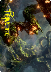 Forest Art Card (Gold-Stamped Signature) [Strixhaven: School of Mages Art Series] (ASTX 50)