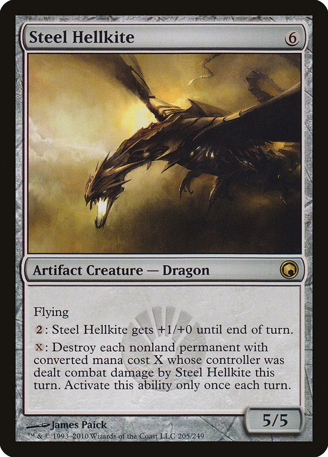 Steel Hellkite [Scars of Mirrodin] (SOM 205)